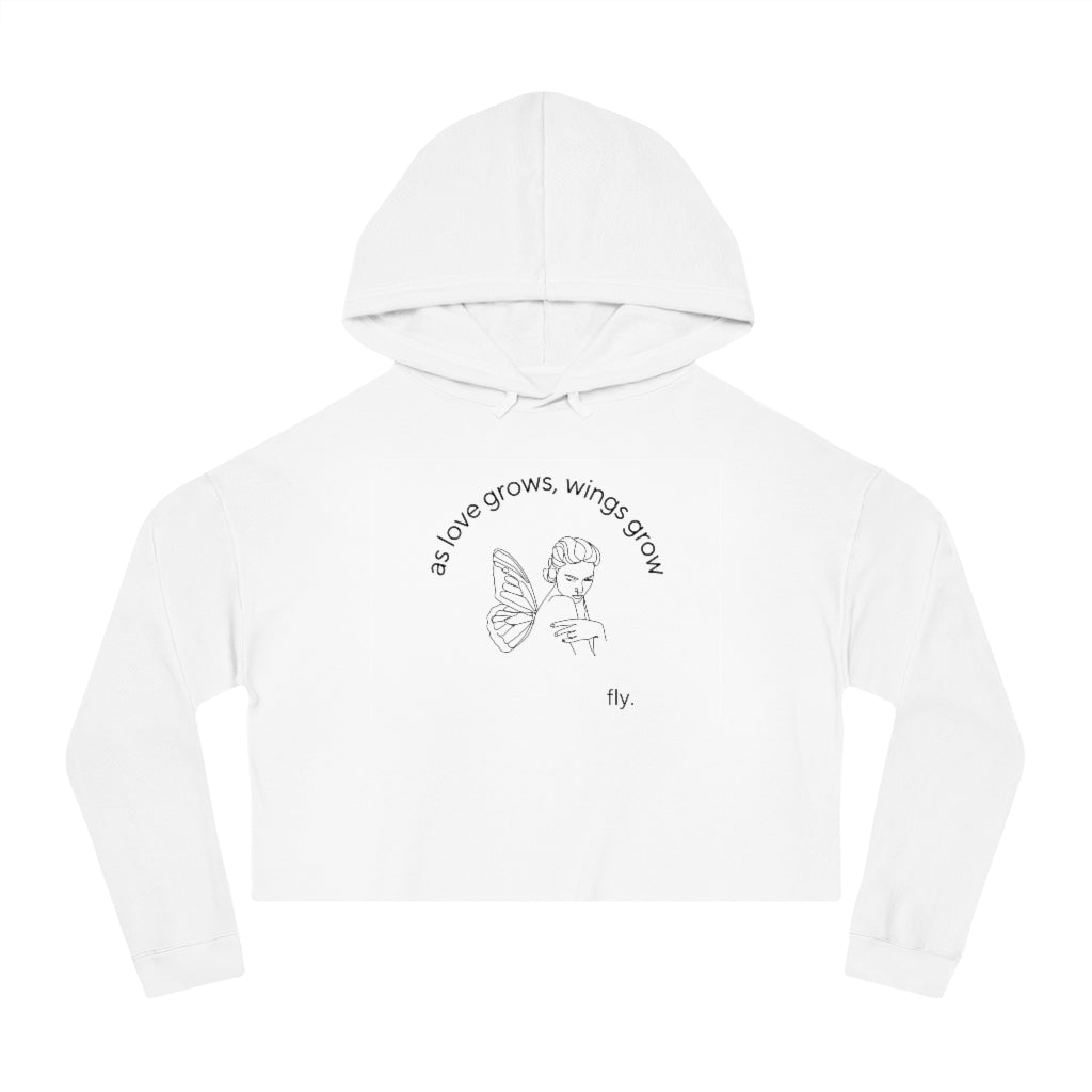 Hoodie Love Grows Wings Grow